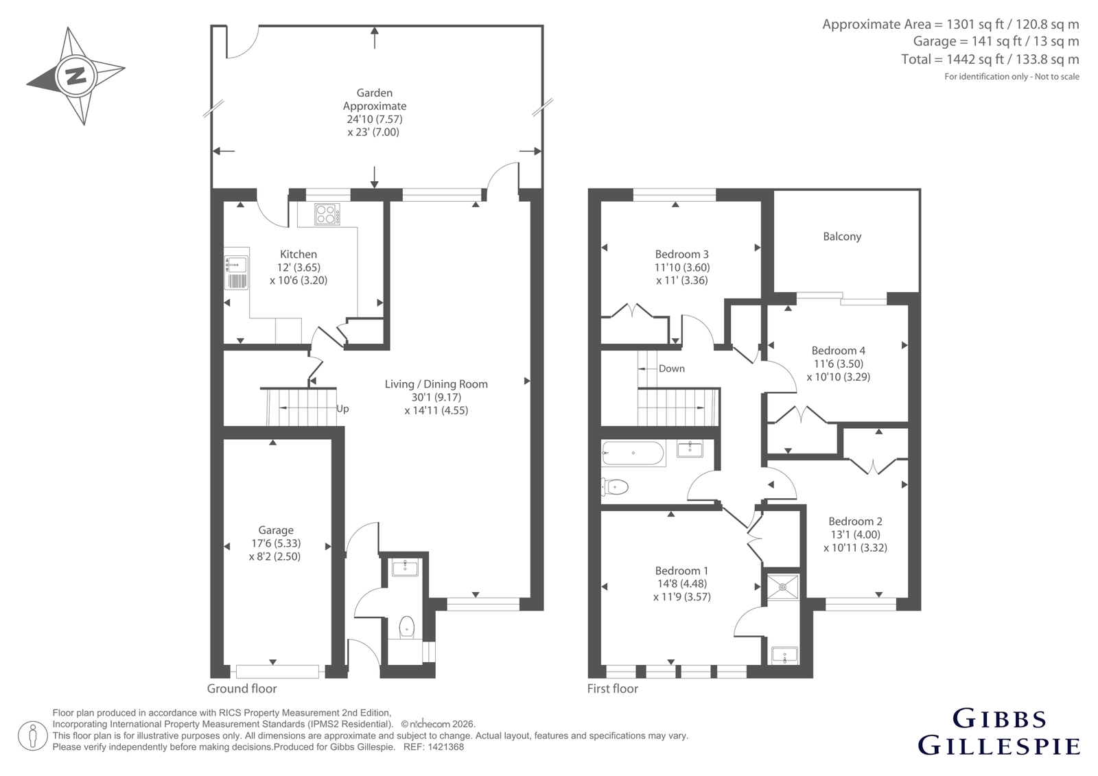 123, Knoll Crescent, Northwood floorplan