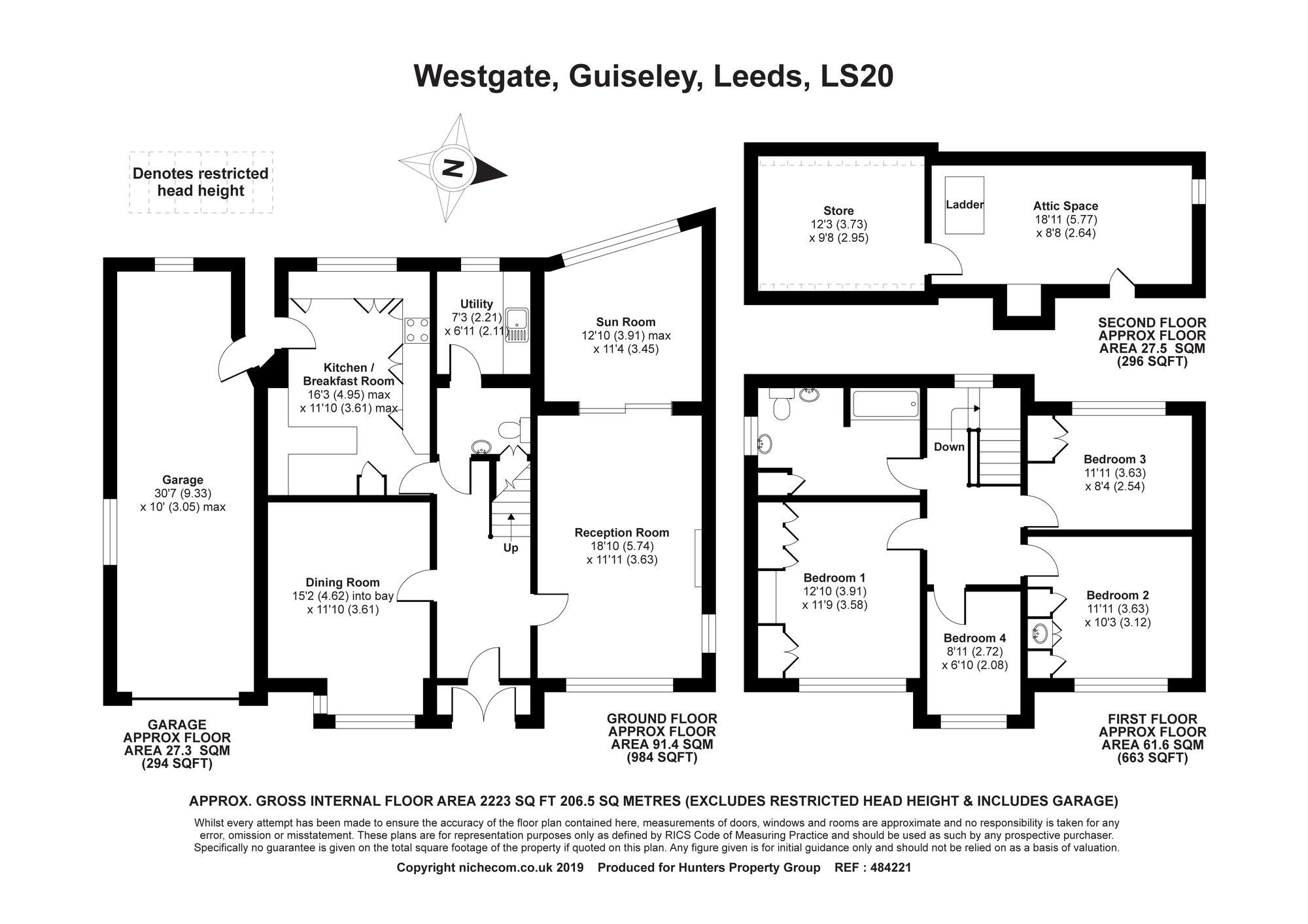 4 Bedrooms Detached house for sale in Westgate, Guiseley, Leeds LS20