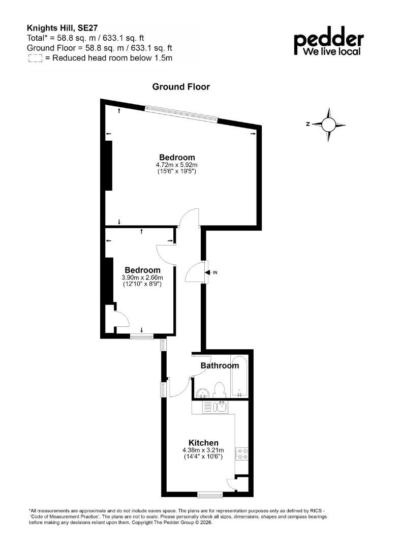 Knights Hill, London floorplan