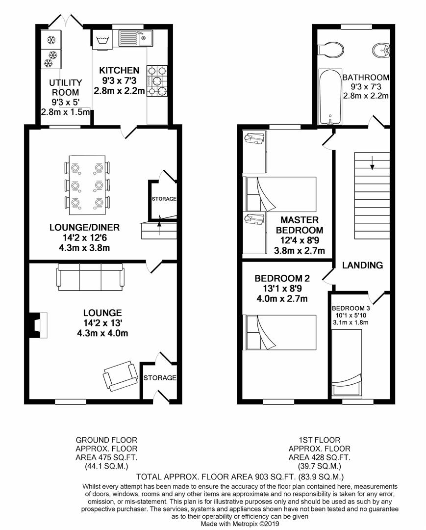 3 Bedrooms Terraced house for sale in Swansey Lane, Whittle-Le-Woods, Chorley PR6