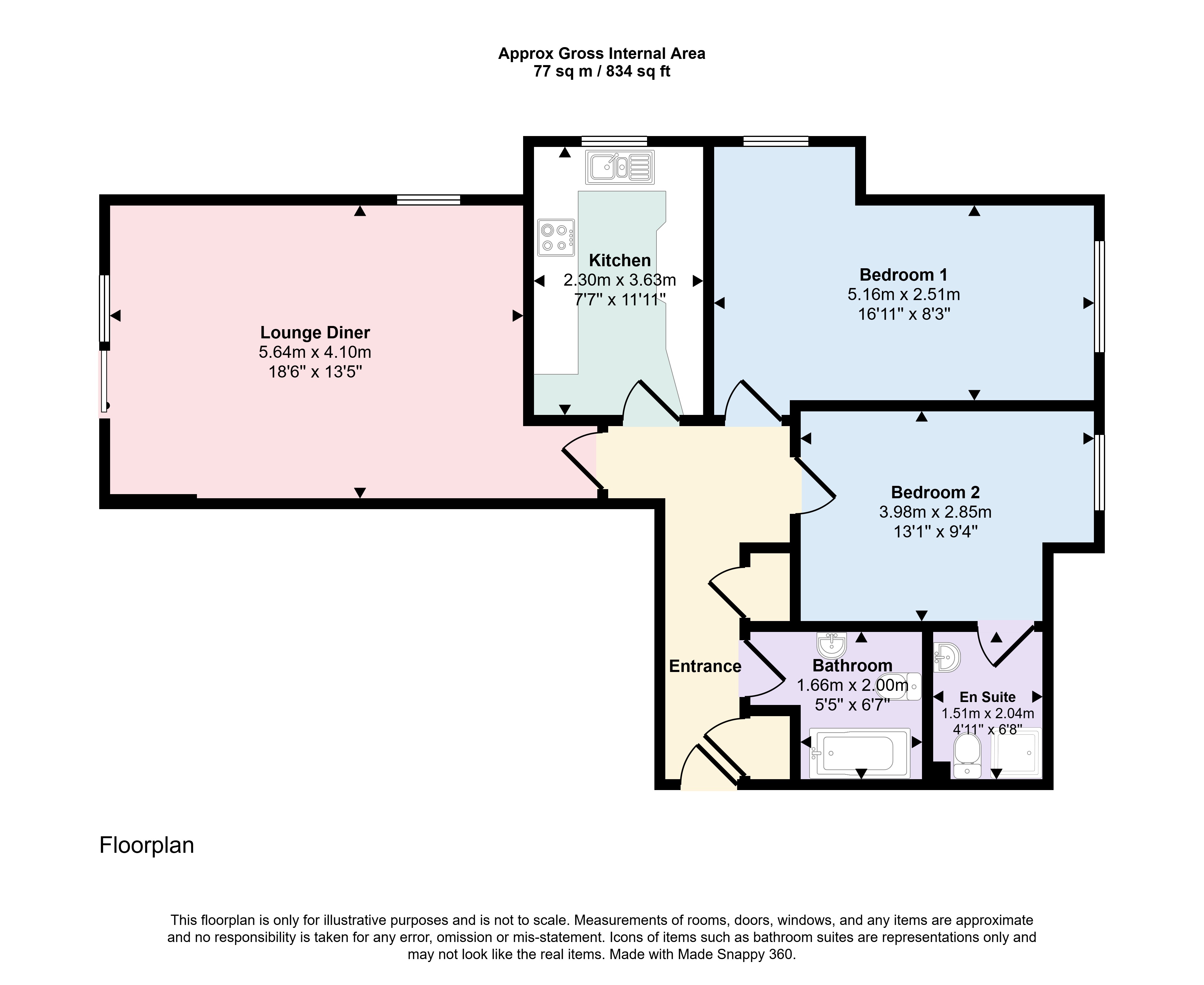 3 Ribbonwood Hills, 29, Glen Road, Dorset floorplan