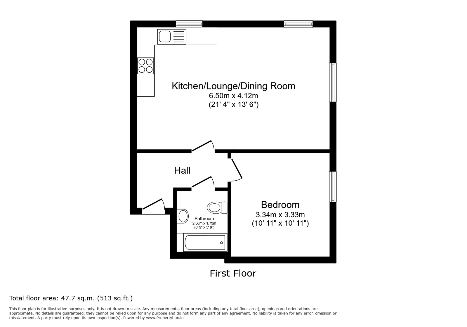 110, Ash Court, Leeds floorplan