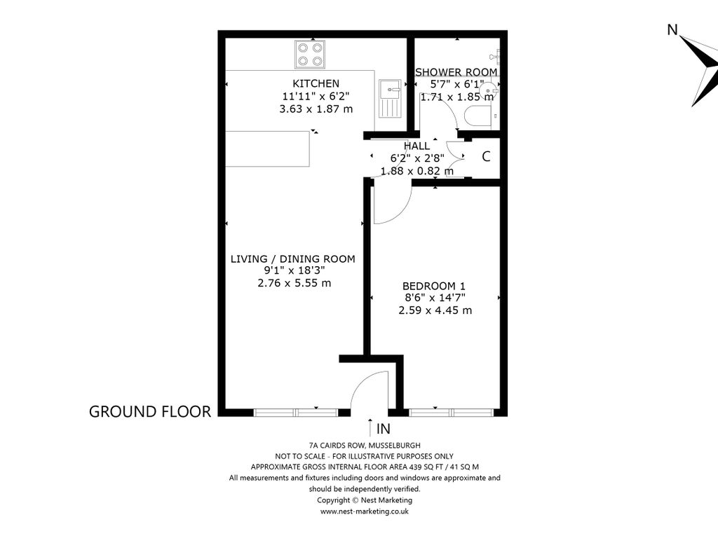 Cairds Row, Musselburgh floorplan