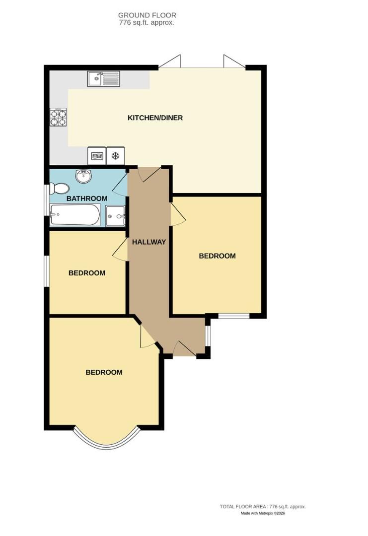 135, Blenheim Chase, Leigh-On-Sea floorplan