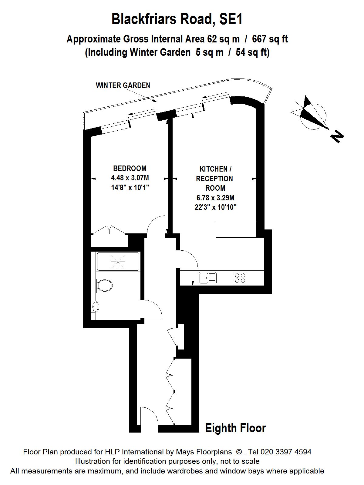 1 Bedrooms Flat for sale in Blackfriars Road, London SE1