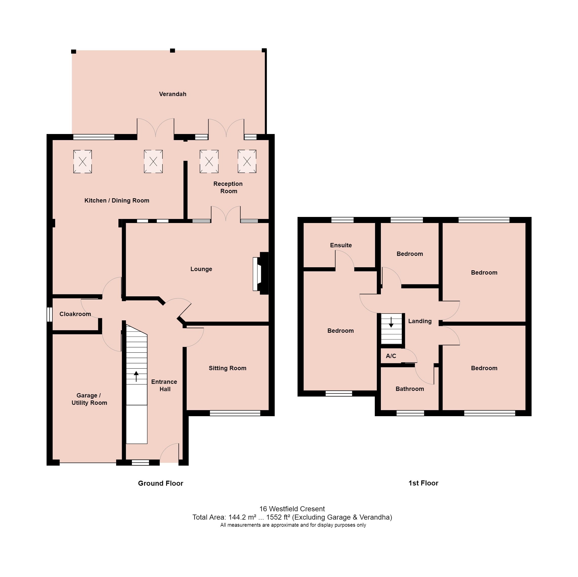 16, Westfield Crescent, Porthcawl floorplan