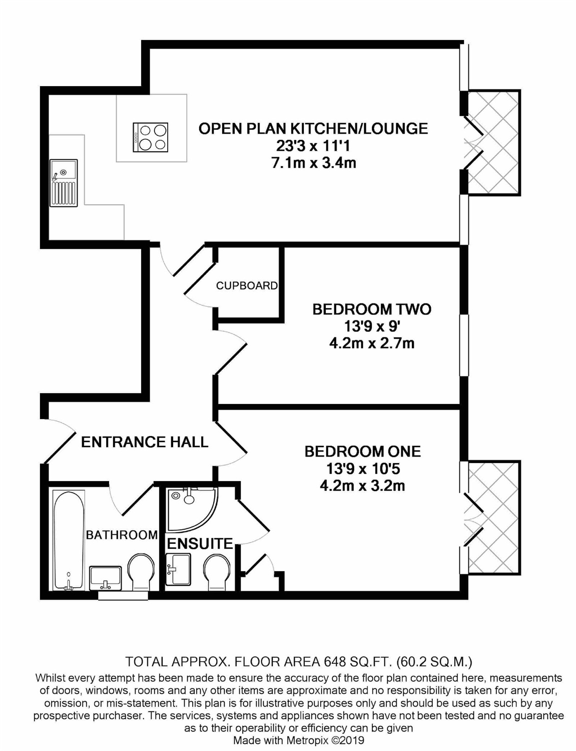 2 Bedrooms Flat for sale in Glenmore House, Bracknell, Berkshire RG12