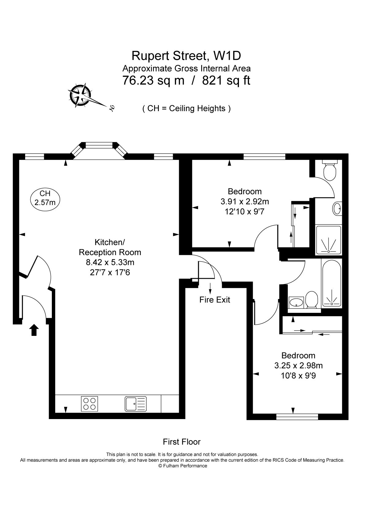 1.1, 16a, Rupert Street, London floorplan