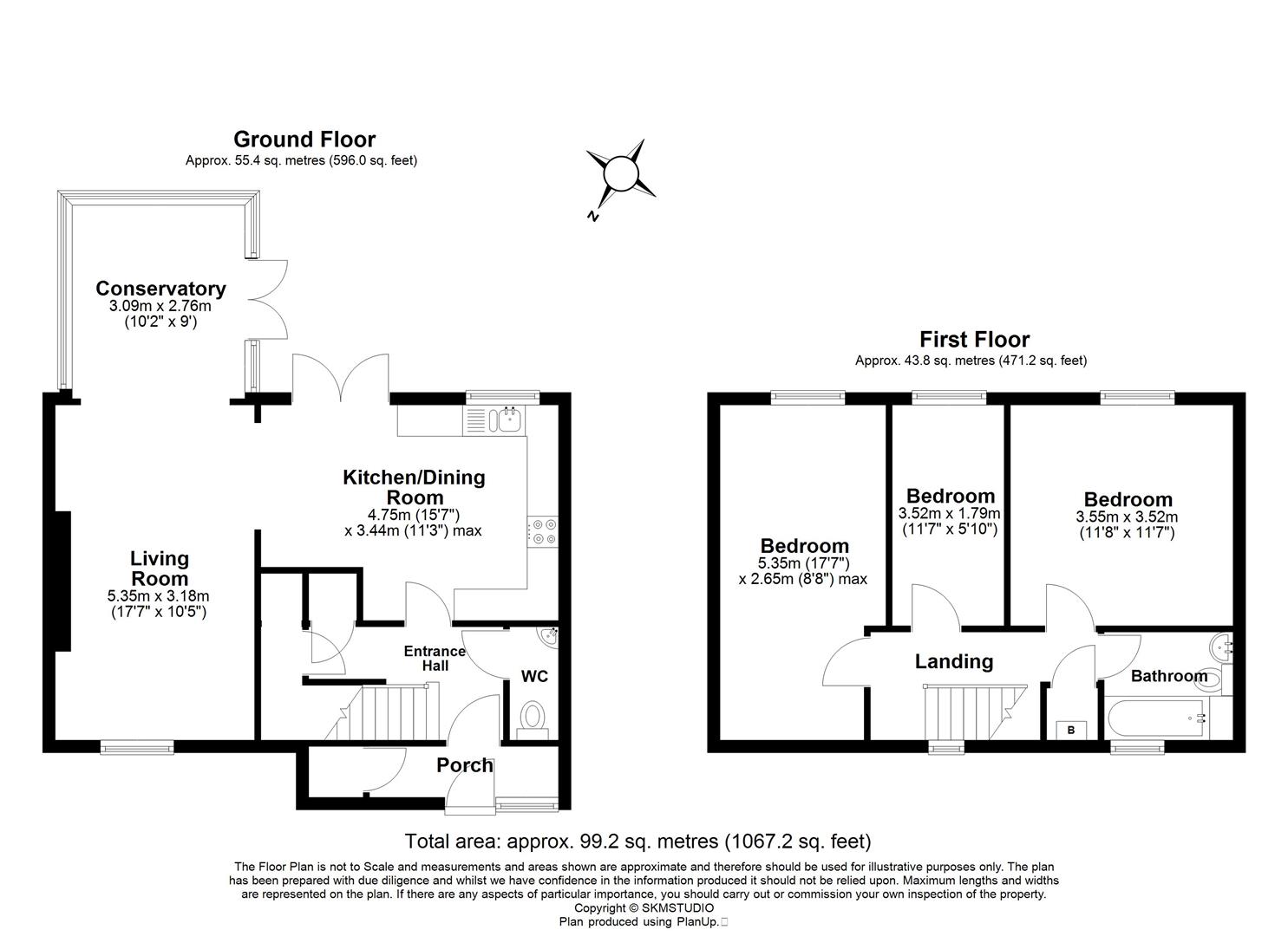 13, Curtis Close, Rickmansworth floorplan