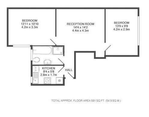 2 Bedrooms Flat to rent in Euston Road, Fitzrovia NW1