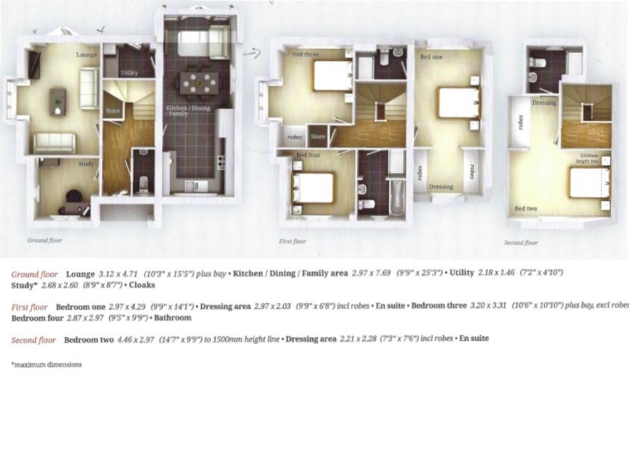 27, Otter Way, Thornbury floorplan