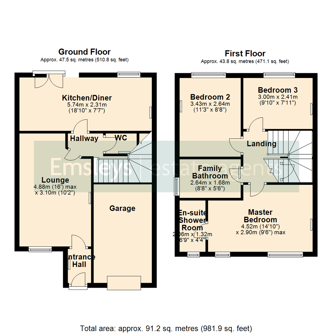 18, Averill Way, Leeds floorplan