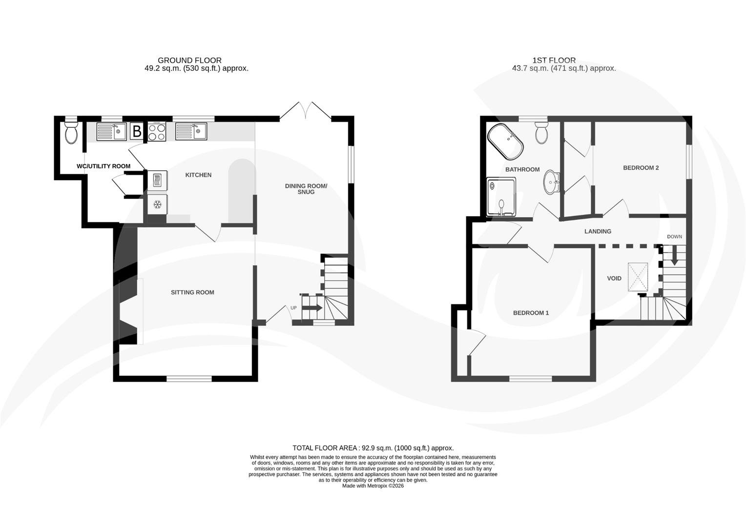 Pear Tree Cottage, South Street, Faversham floorplan