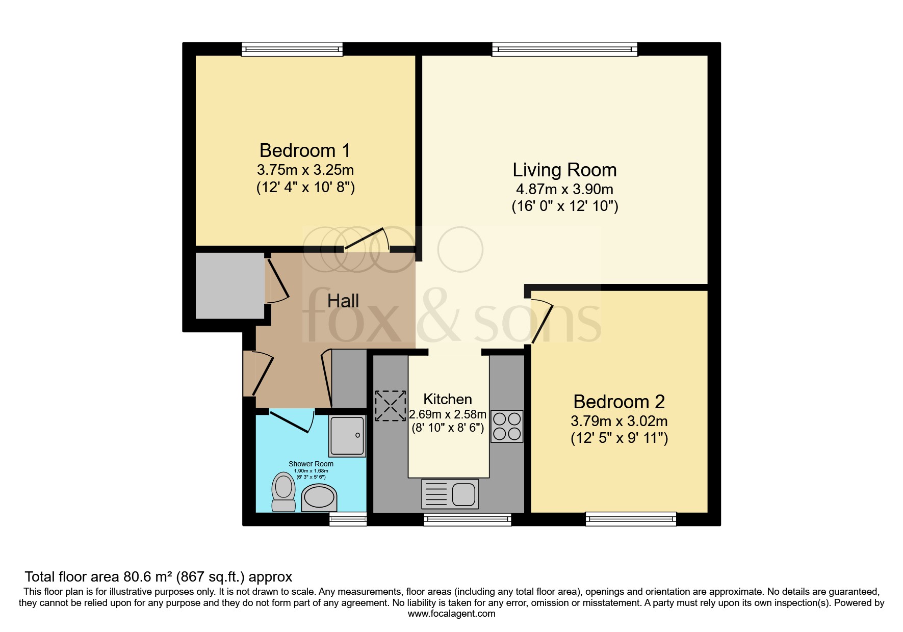 Sompting Road, Lancing floorplan
