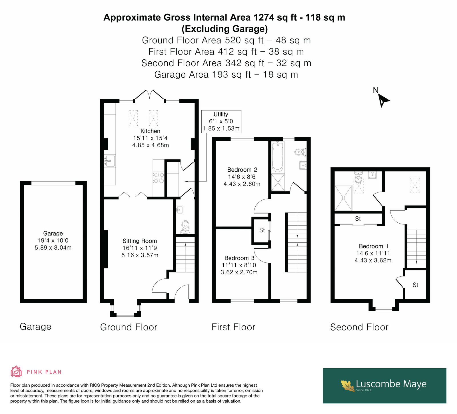 3, Little Orchard Close, Modbury floorplan