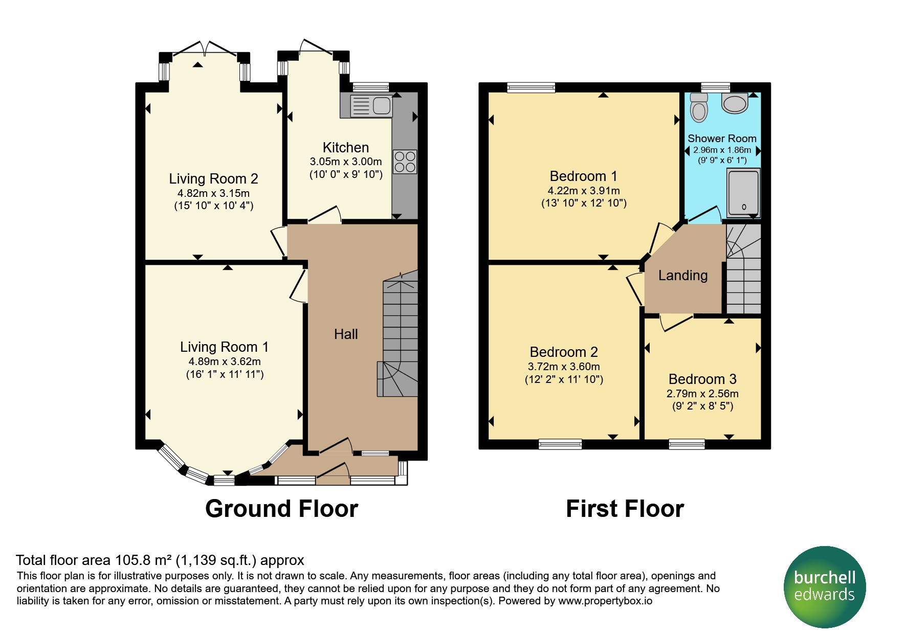 442, Shaftmoor Lane, Birmingham floorplan