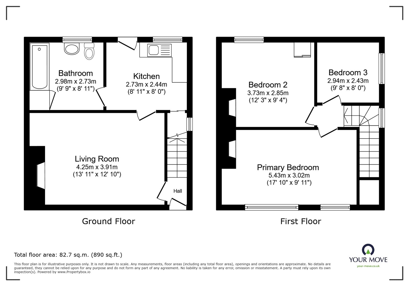 2 New House Cottages,, Newby West, Cumbria floorplan