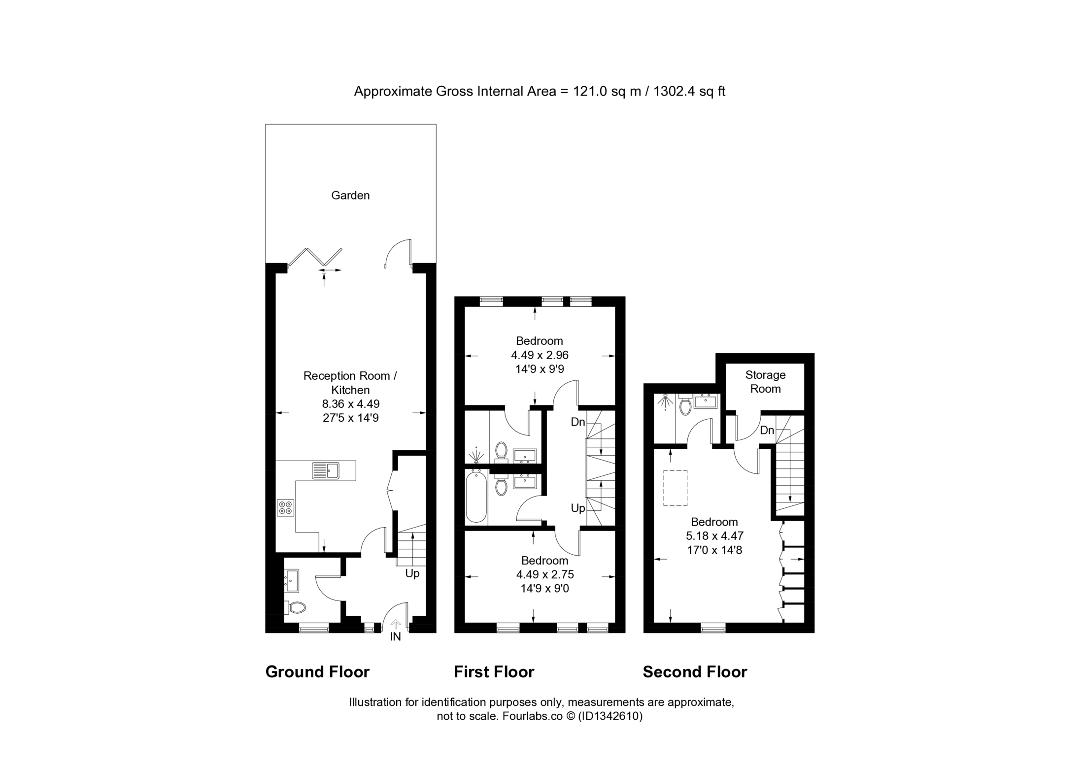 Caxton Road, Wimbledon floorplan