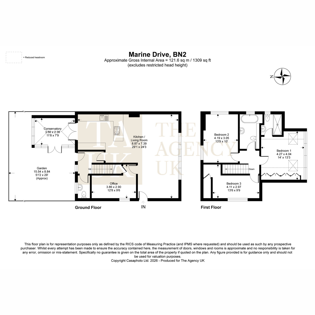 119, Marine Drive, Brighton floorplan