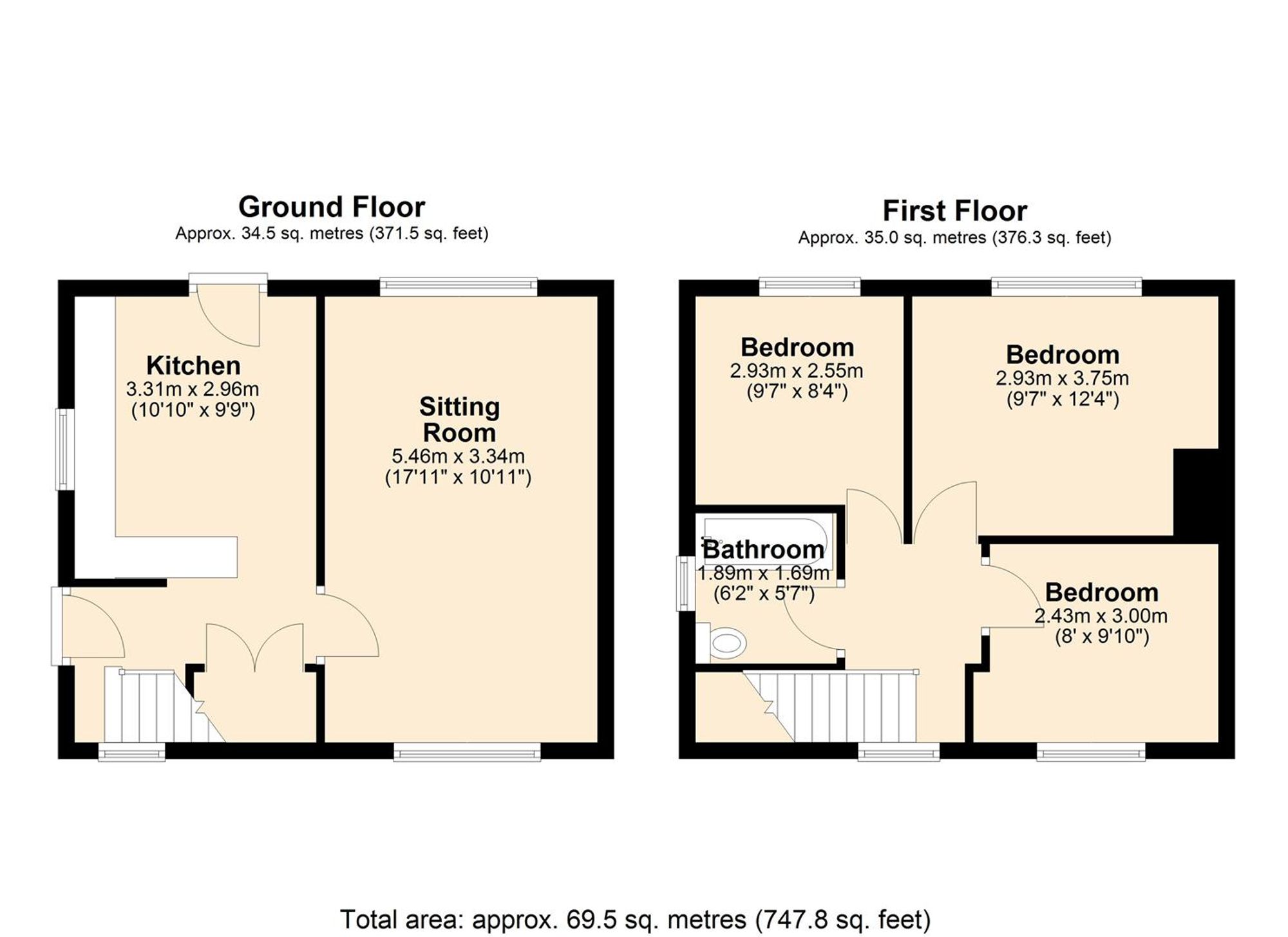 128 Devonshire Road, Manchester floorplan