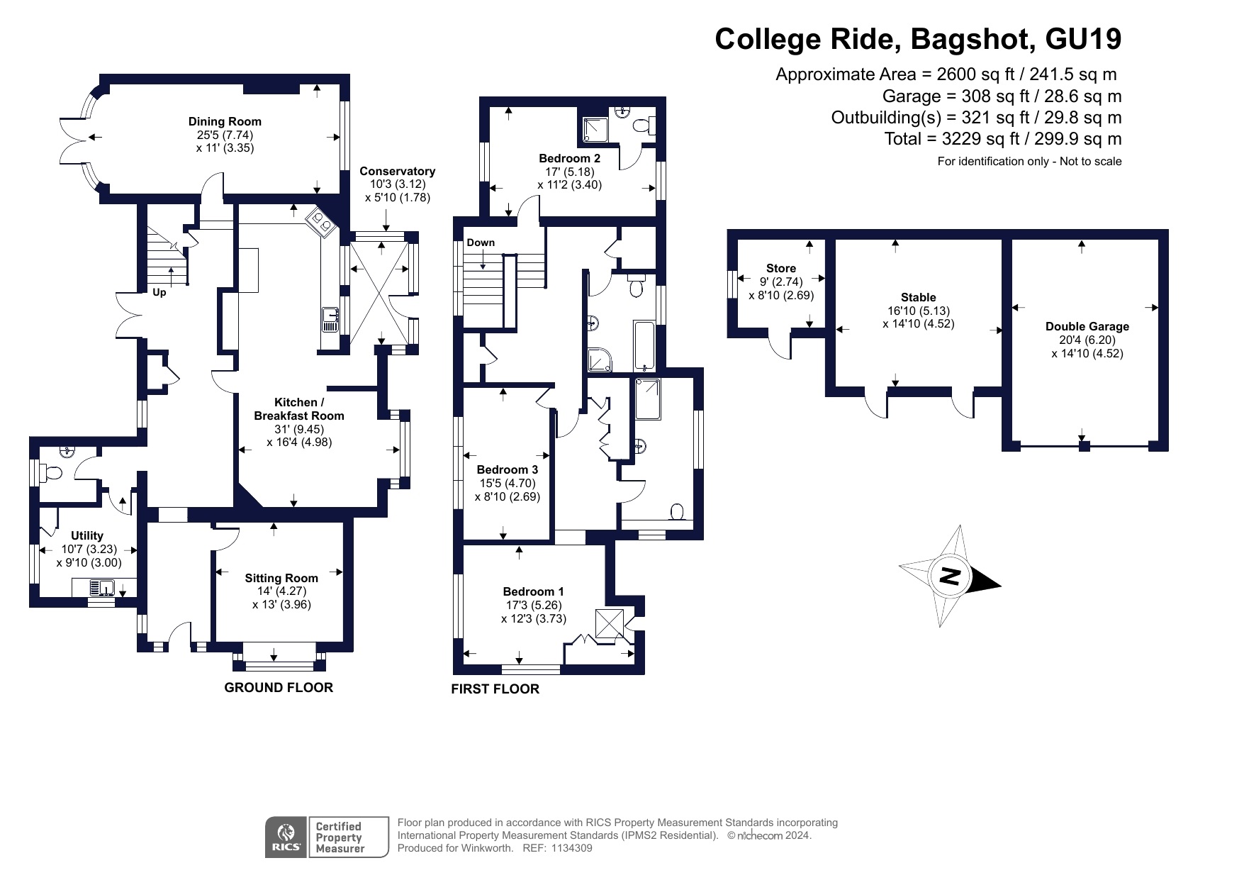 Pinewood Farm, 87, College Ride, Surrey floorplan