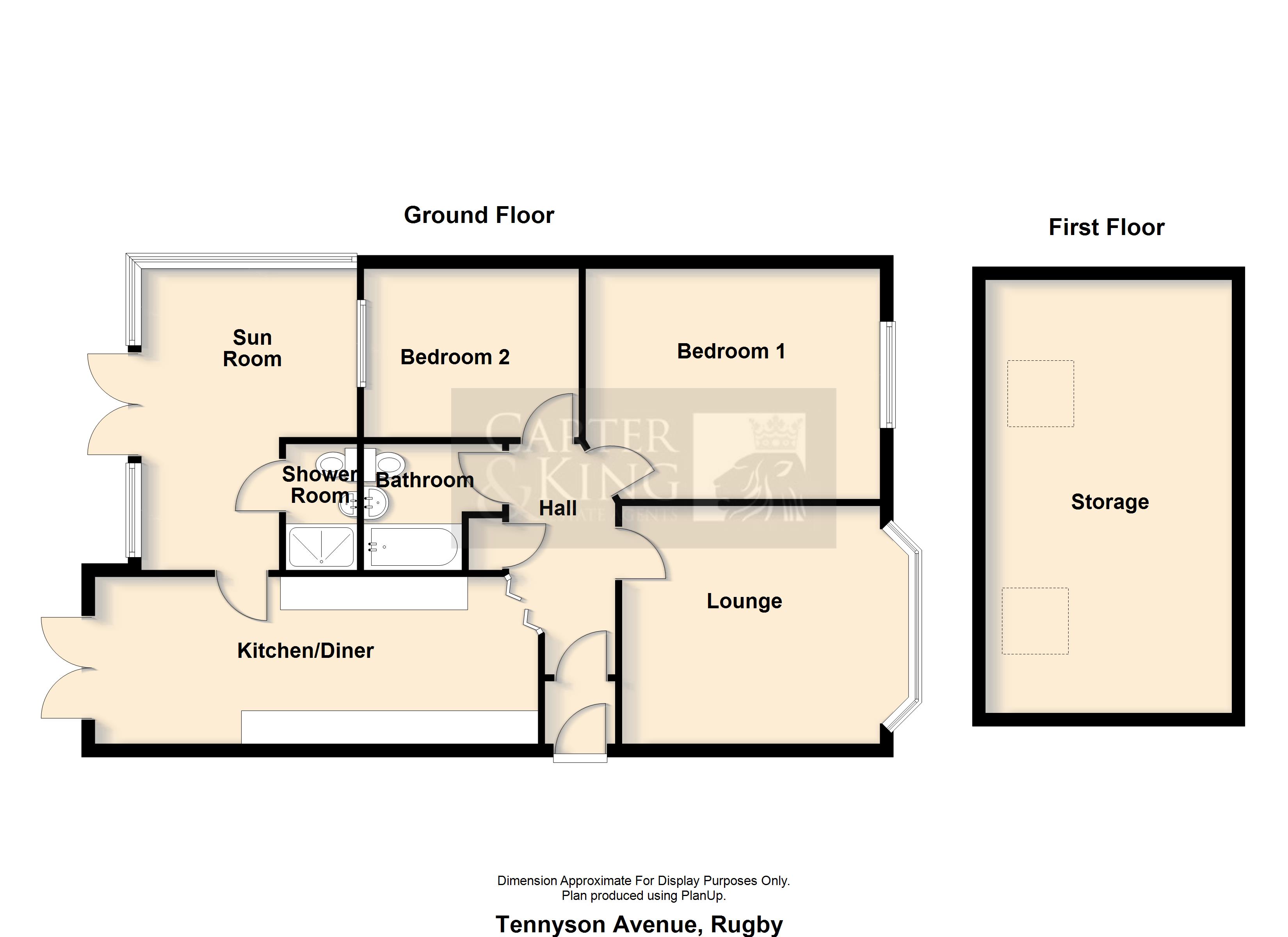 47, Tennyson Avenue, Rugby floorplan