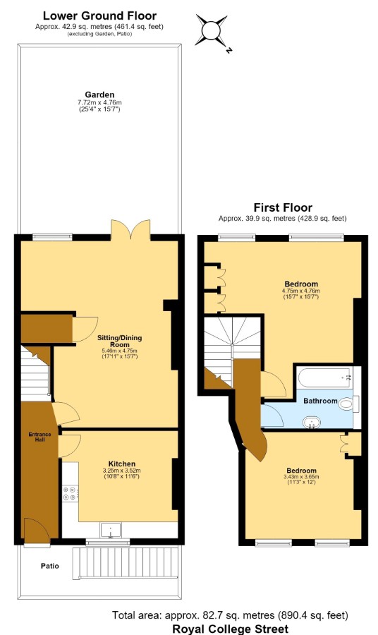 Royal College Street, London floorplan