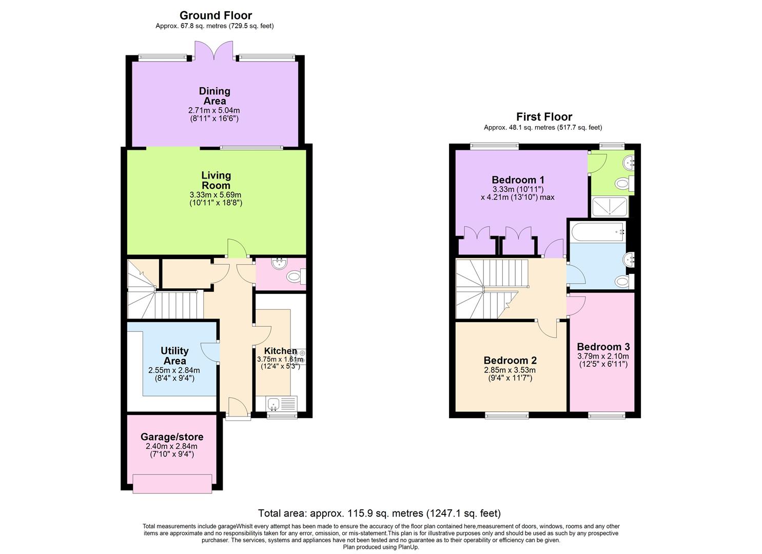 Deer Way, Horsham floorplan