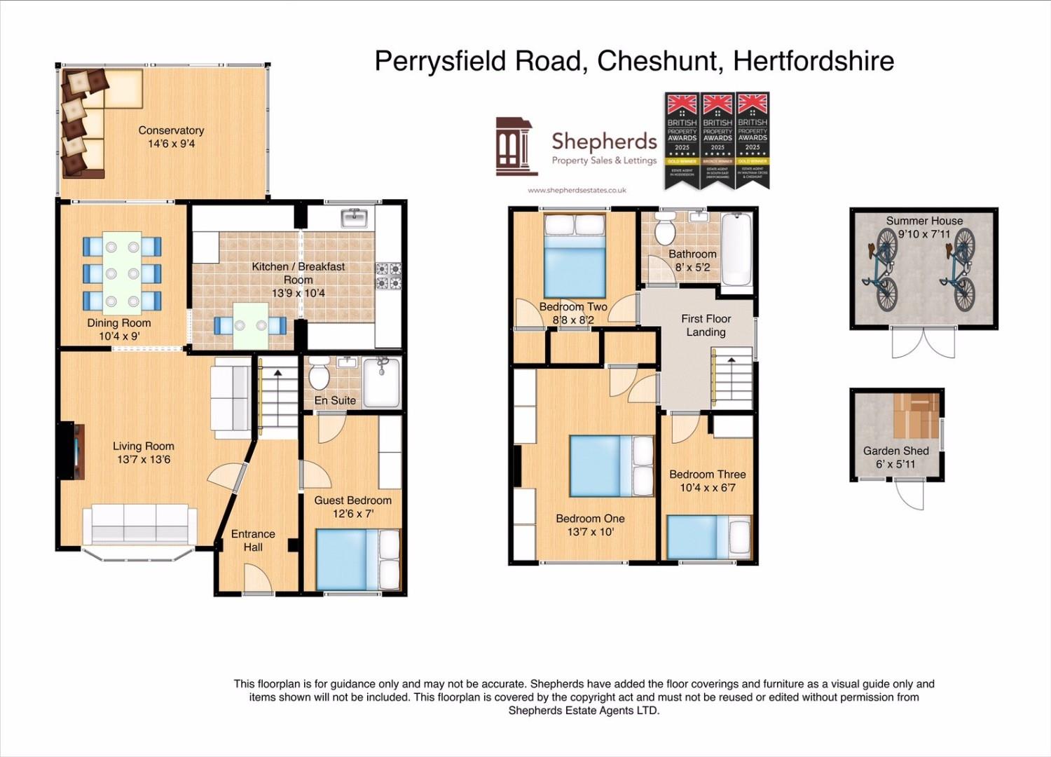212, Perrysfield Road, Cheshunt floorplan