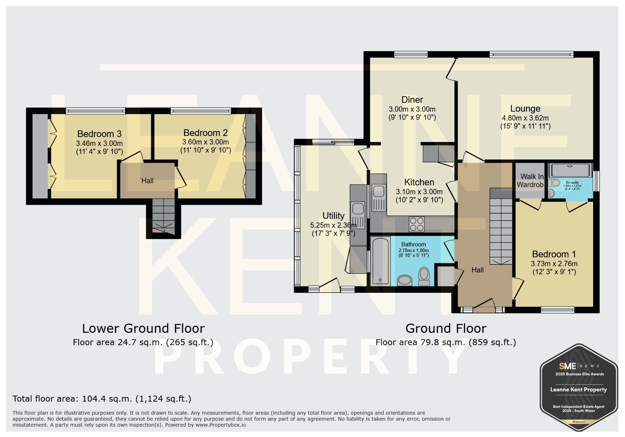 250 Pontygwindy Road, Caerphilly floorplan