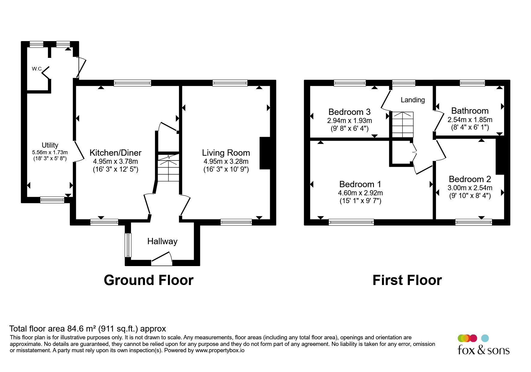 23, Nicholas Close, Dulverton floorplan