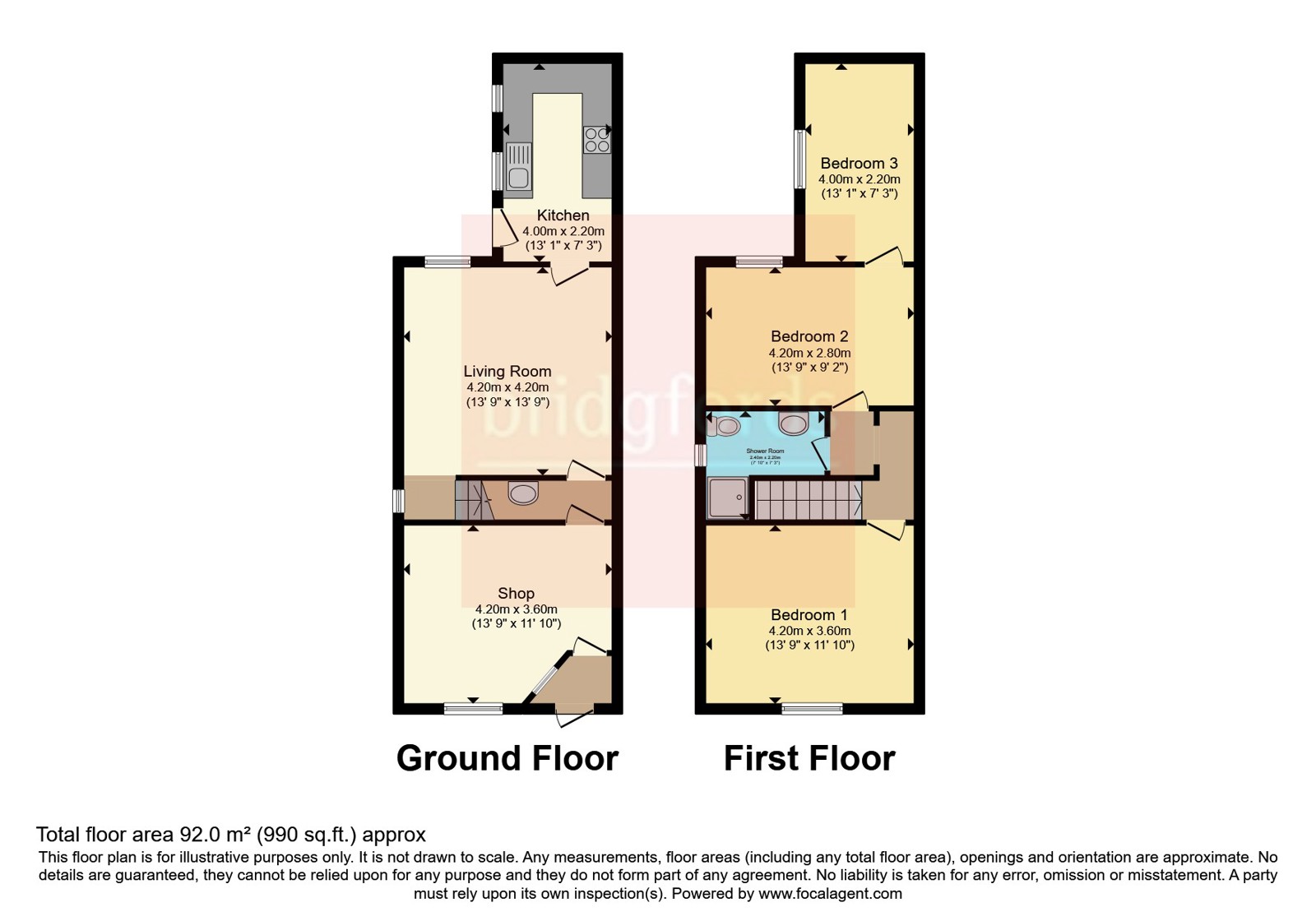 63, Warrington Road, Lancashire floorplan