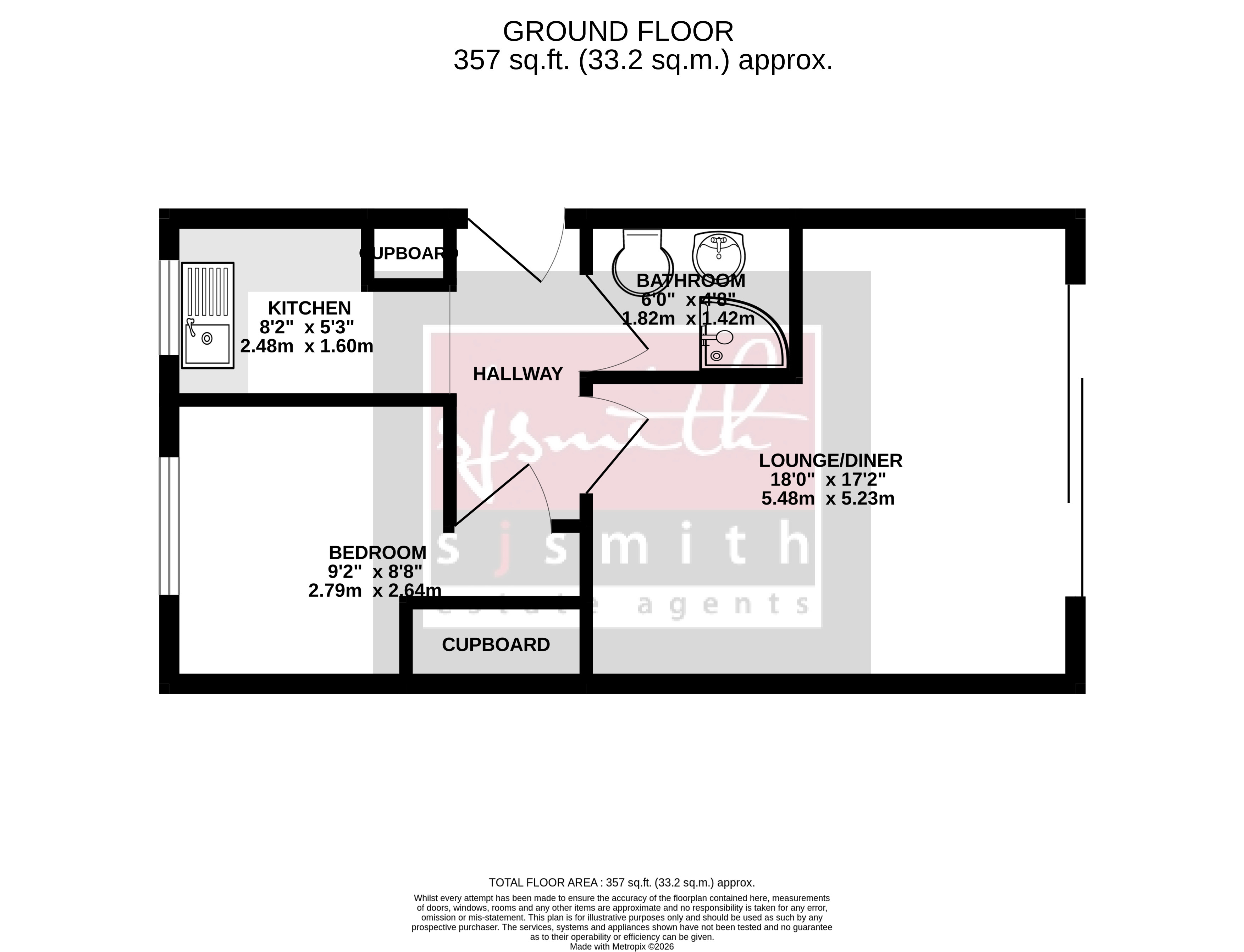 2 Barrington Court, Thames Side, Staines-upon-Thames floorplan
