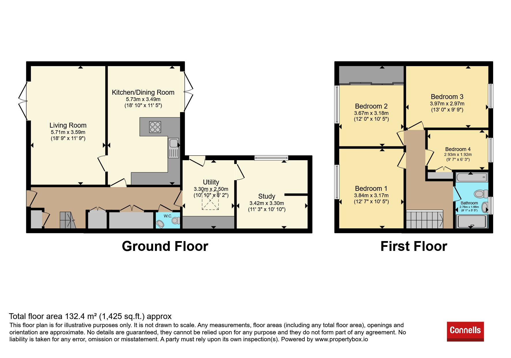 58, Otterden Close, ASHFORD floorplan