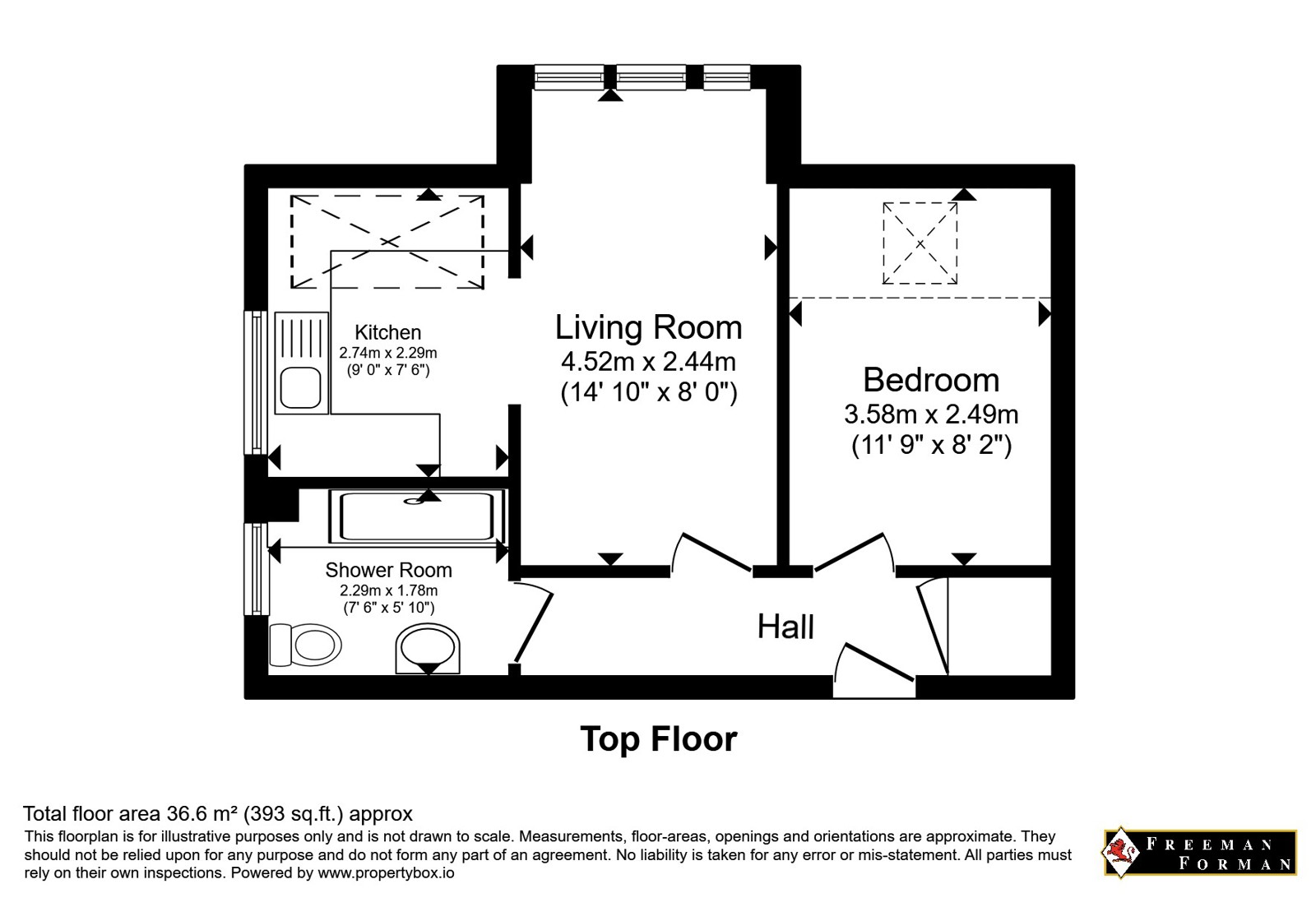 Flat 4A, Enterprise House,, High Street, Uckfield floorplan