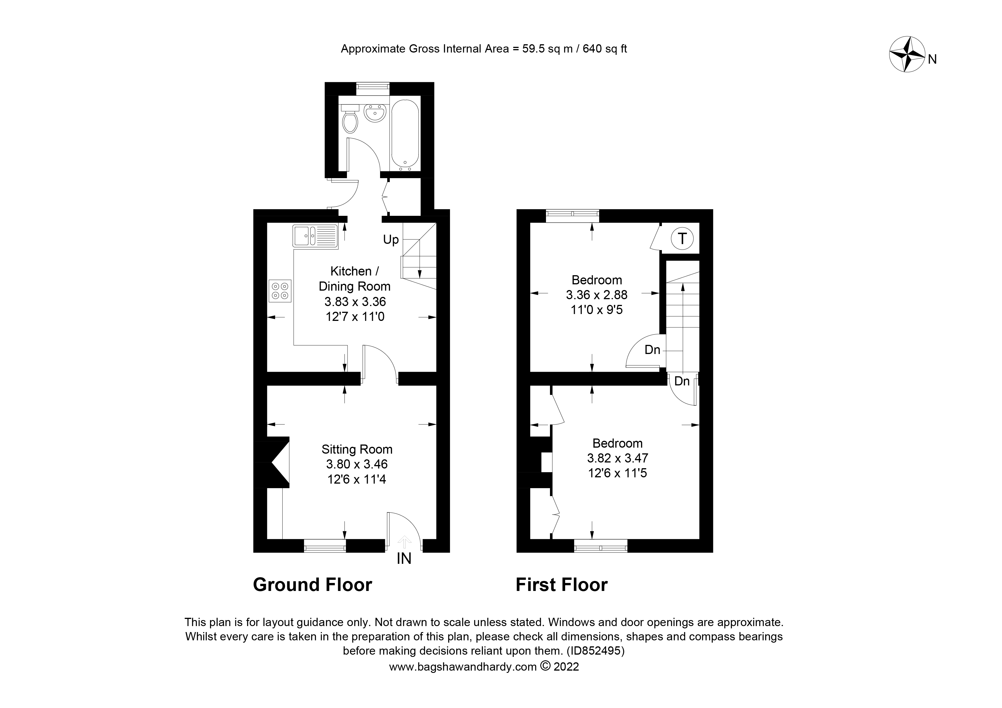 Nutley Lane, Reigate, Surrey RH2, 2 bedroom terraced house for sale