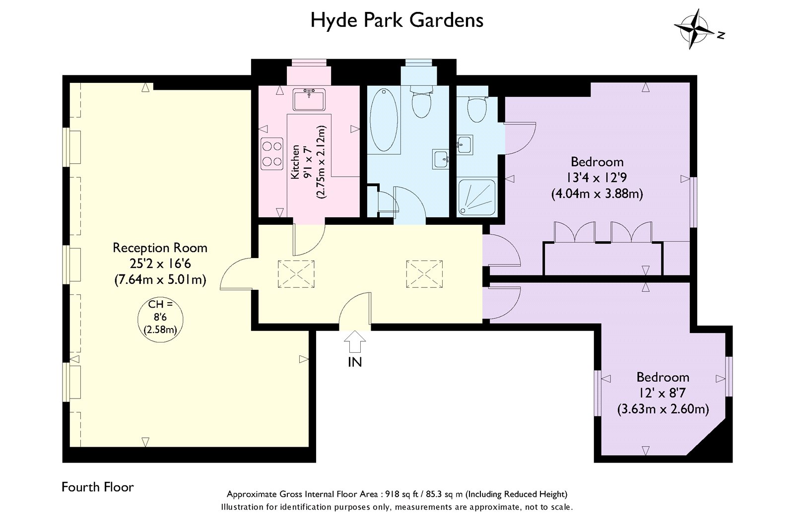 2 Bedrooms  to rent in Hyde Park Gardens, London W2