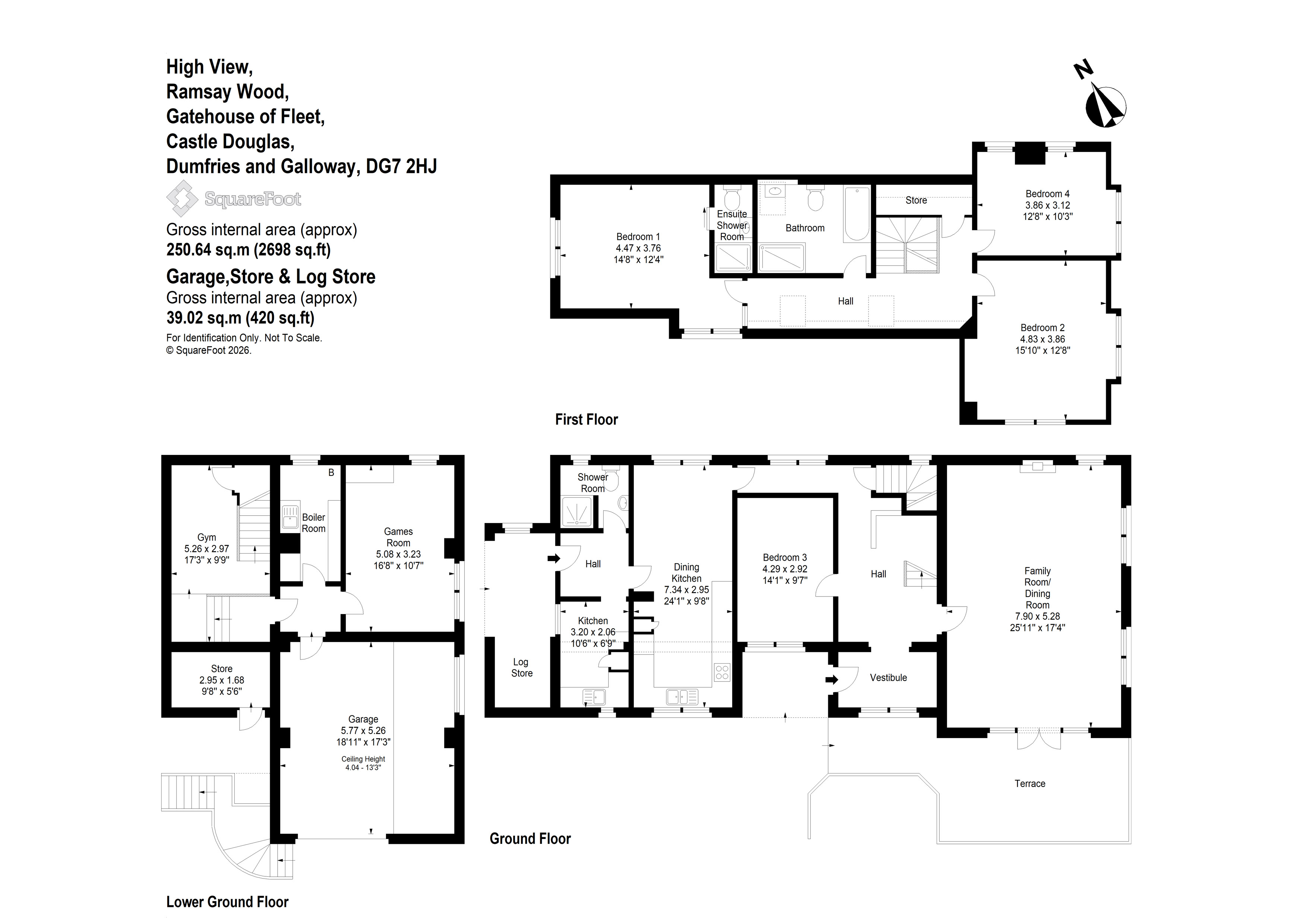 High View, Gatehouse of Fleet floorplan