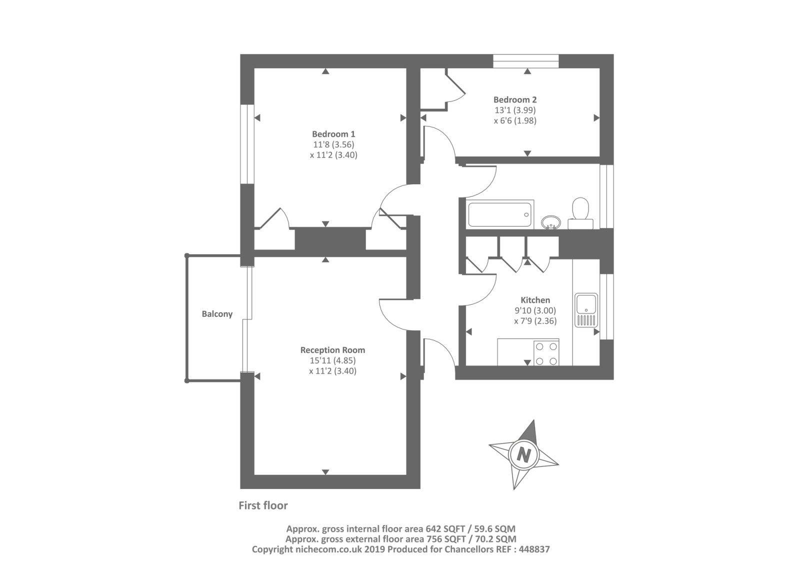 2 Bedrooms Flat for sale in Hemel Hempstead, Hertfordshire HP2