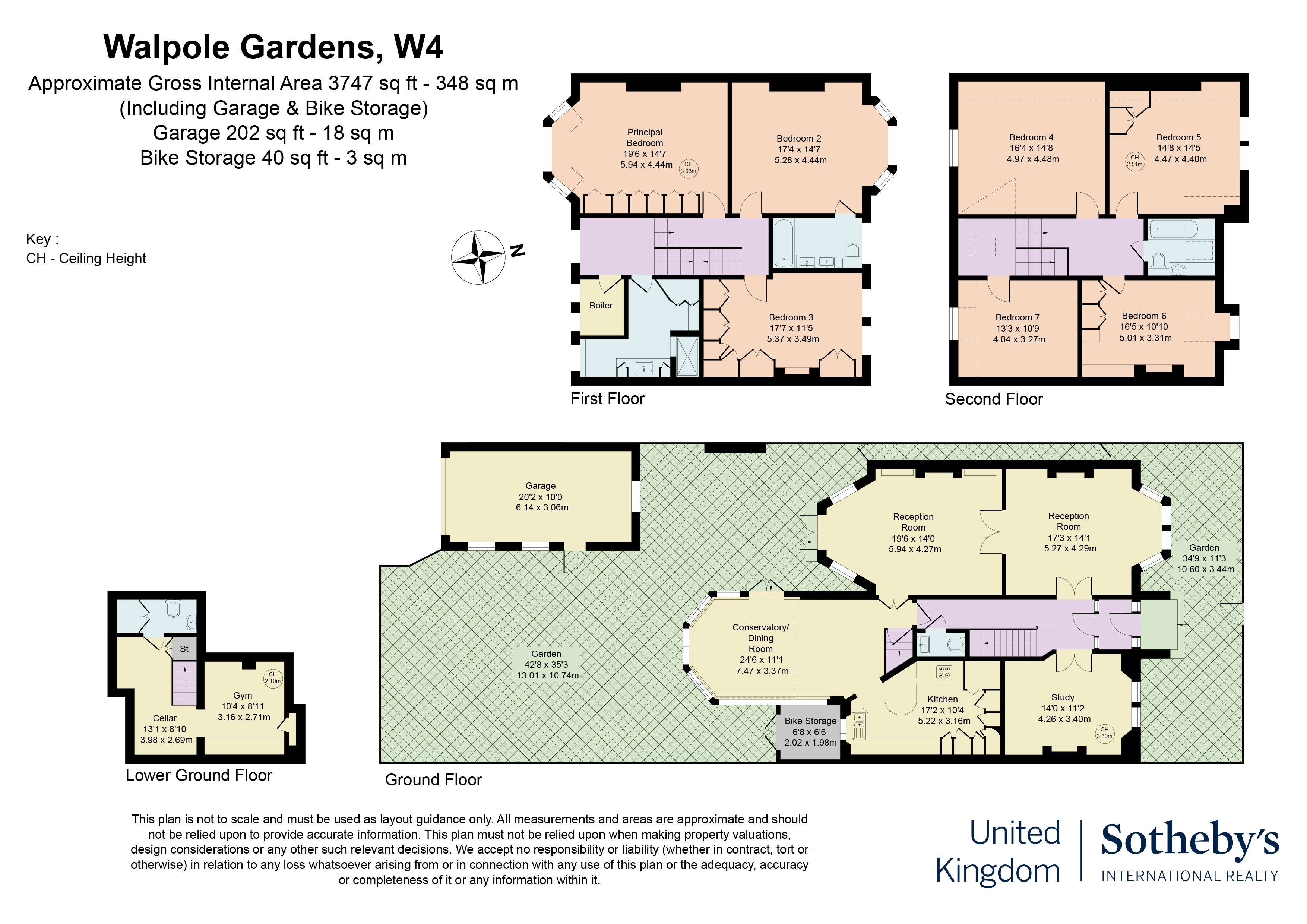 6, Walpole Gardens, London floorplan