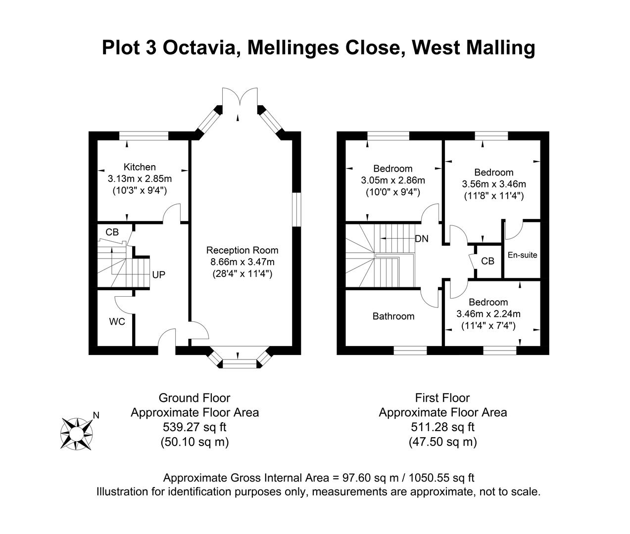 Plot 3 Octavia, Mellinges Close, West Malling floorplan