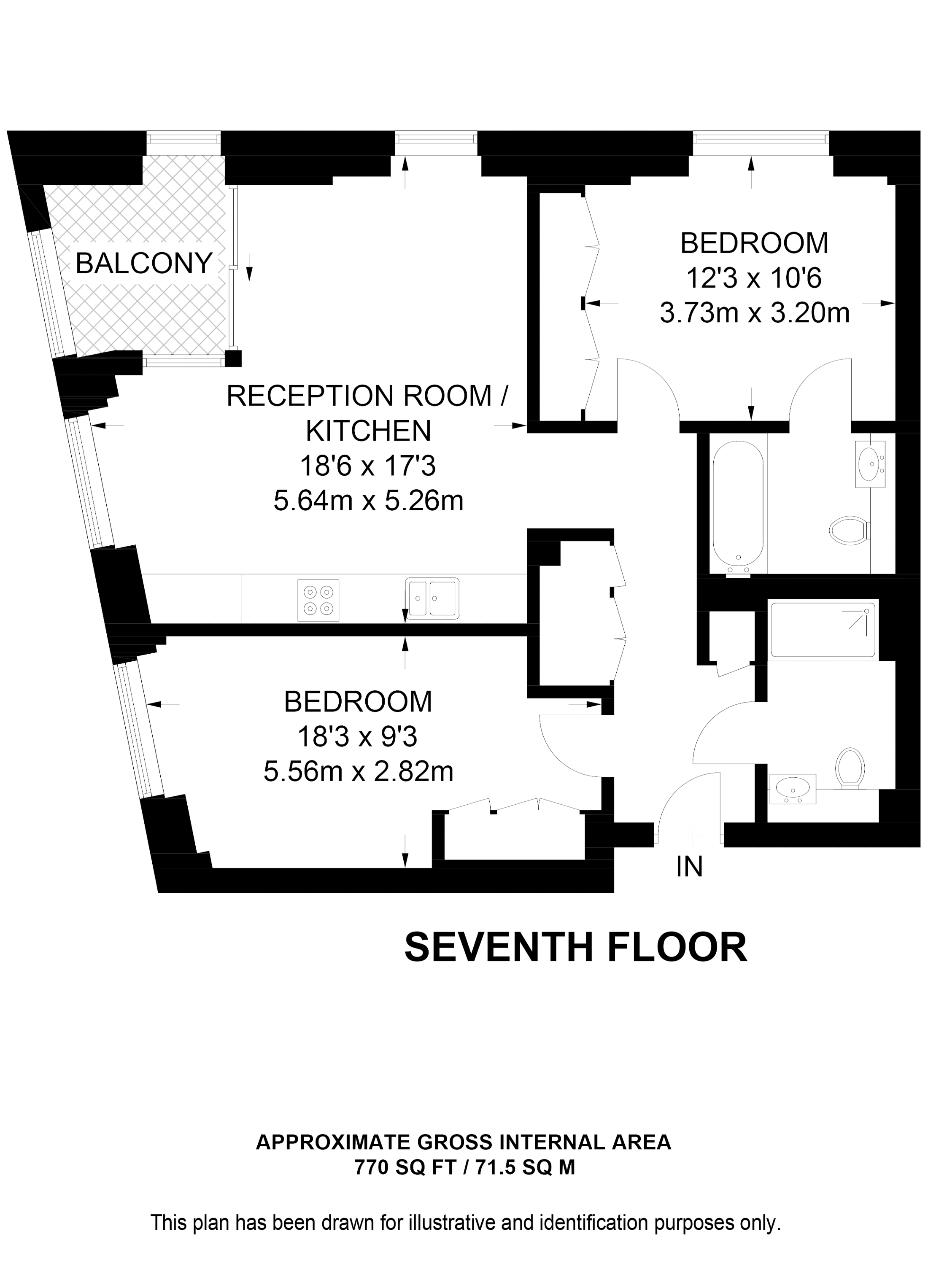 Charles Clownes Walk, Nine Elms floorplan