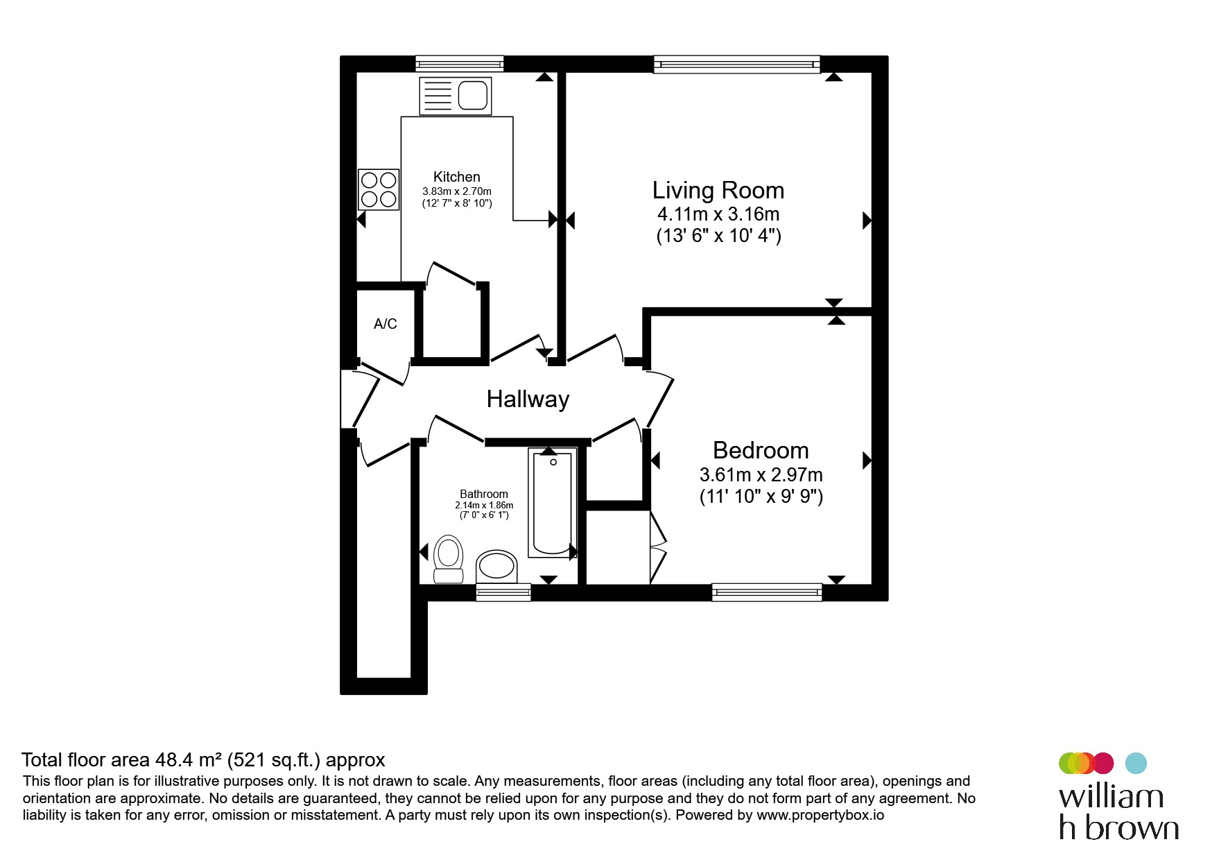 Flat 10, Eastgate Court, Peterborough floorplan