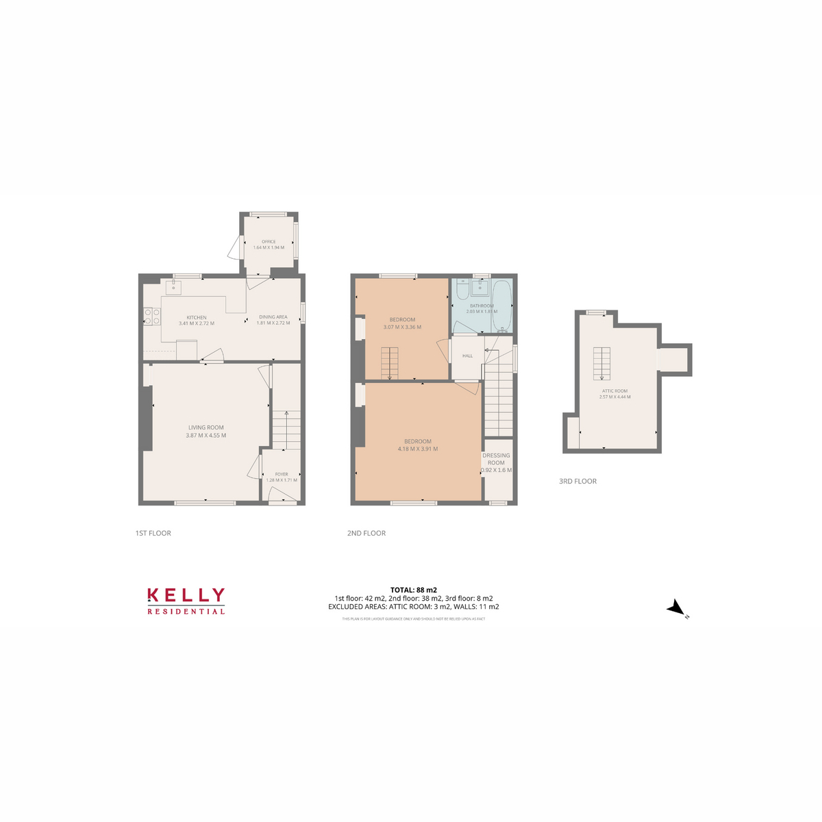 2, Kirkton Avenue, Glasgow floorplan