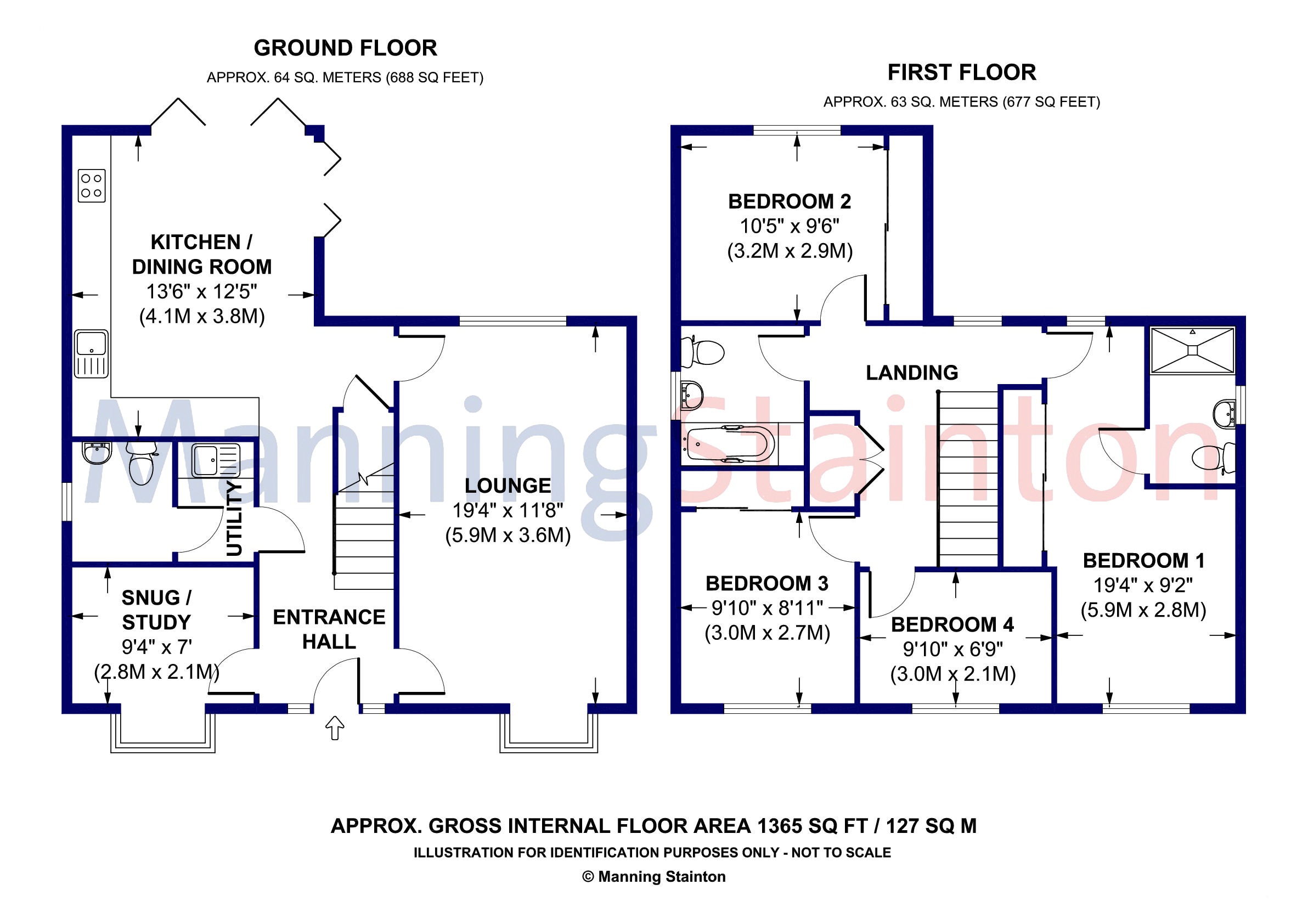 36, Cotham Drive, West Yorkshire floorplan