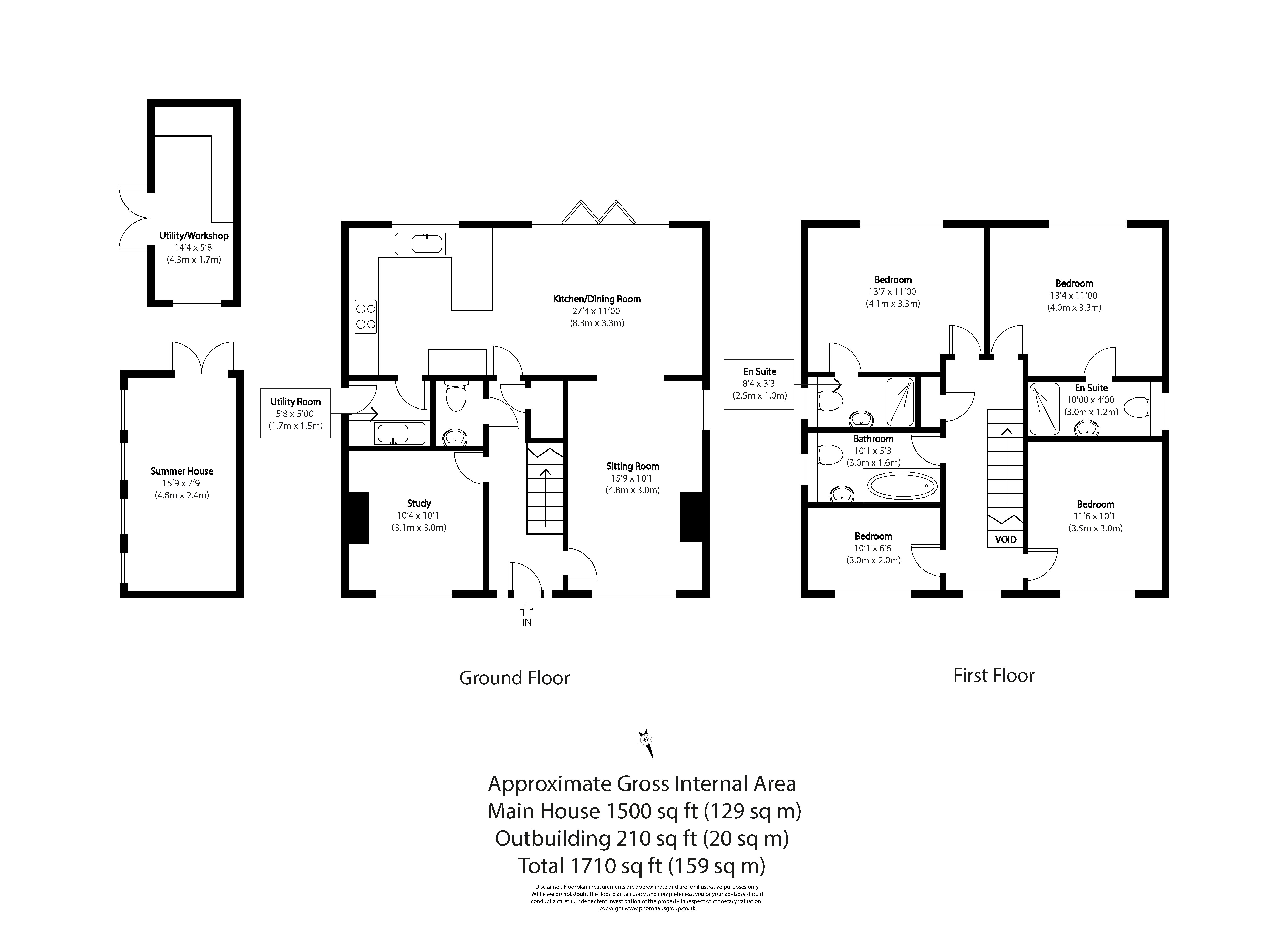 Meadow House,, Hull Lane, Ware floorplan