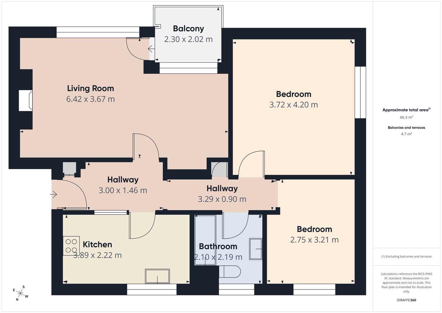 156, Town Meadow Lane, Wirral floorplan