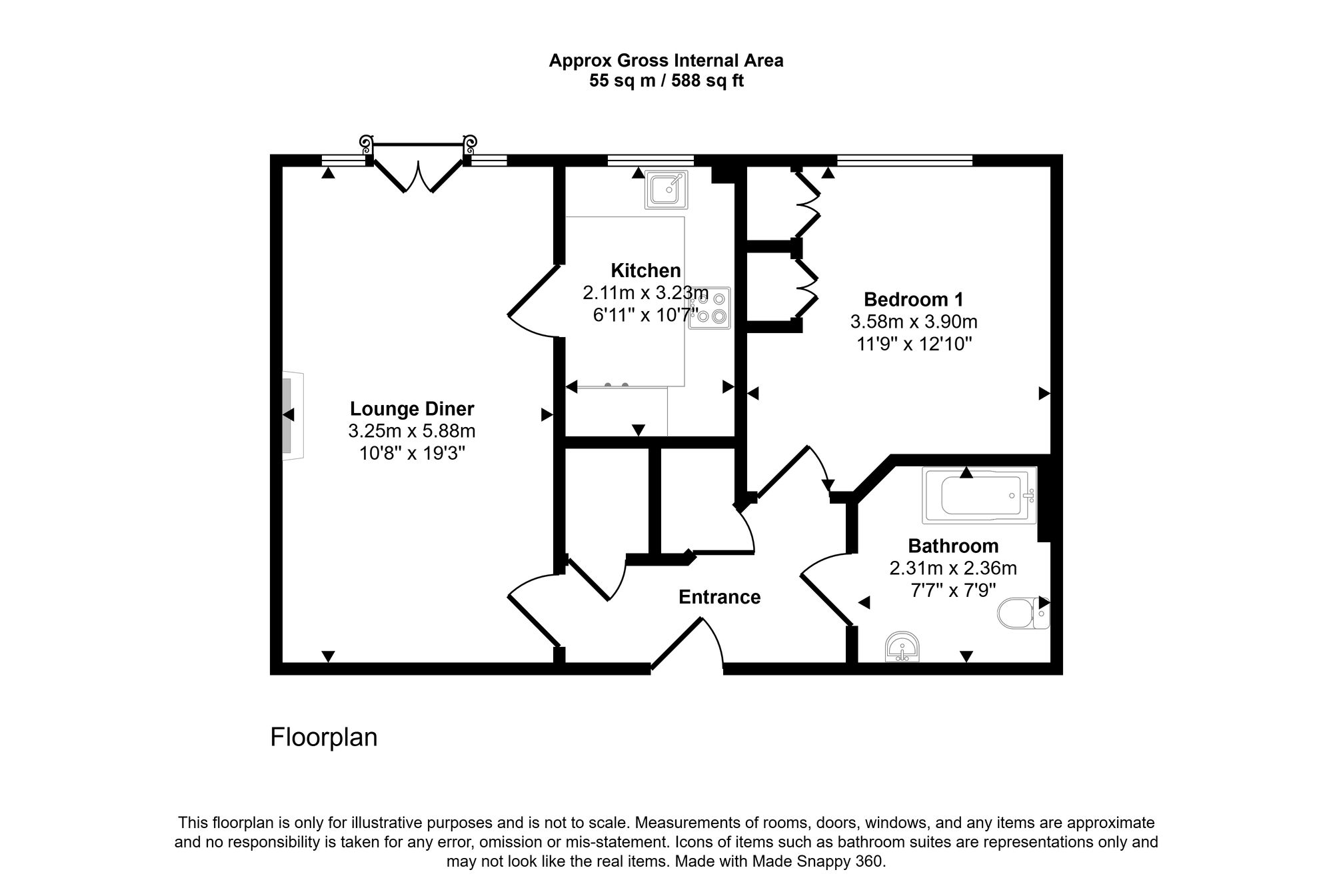Langstone Way, Mill Hill East NW7 floorplan