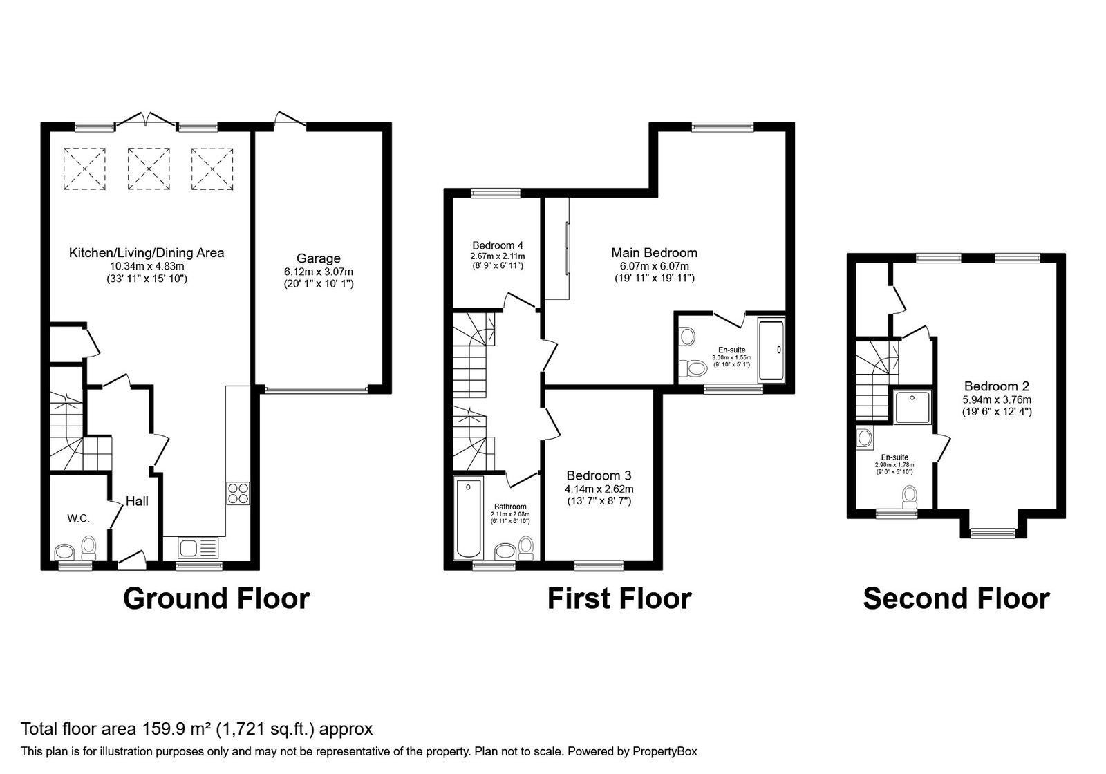 21, Adams Close, Horsham floorplan