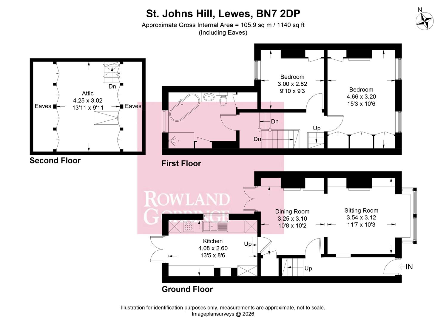 10, St. Johns Hill, Lewes floorplan